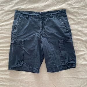 Vintage Nike Cargo Shorts Size 34 Navy